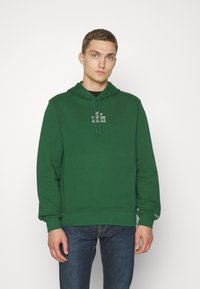 Lacoste SUBTLE LOGO UNISEX - Felpa con cappuccio - green