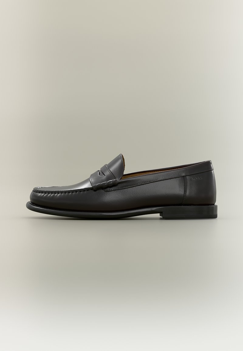 BOSS TEVAN - Smart slip-ons - dark red/red - Zalando.co.uk