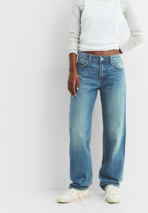 MID-WAIST - Straight leg -farkut - blue