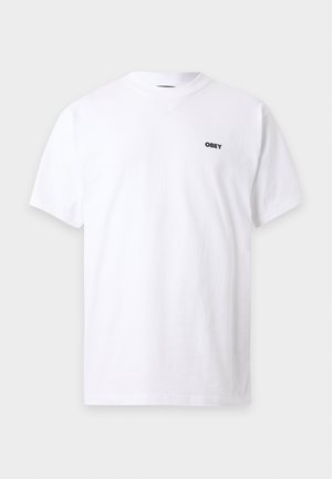 Obey Clothing, QUARTER EYE ICON - Тениска с щампа - white