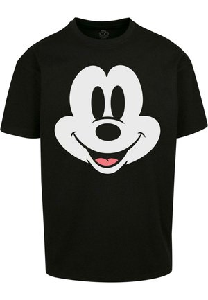 DISNEY MICKEY FACE - Triko s potiskem - black