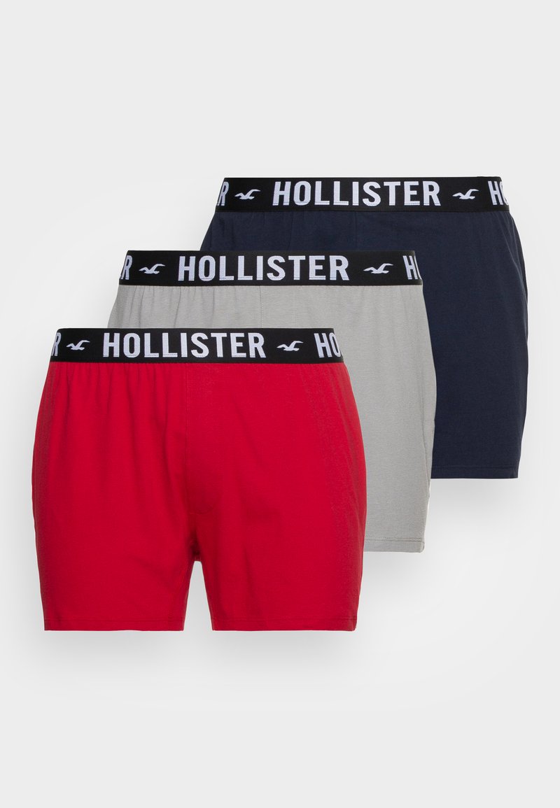 Hollister Co. 3 PACK Boxershort red/zwart Zalando.nl