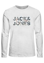 JACK & JONES Maglietta Uomo Jjgeplas Tee LS Crew Neck Jnr - Manica Lunga Autunno