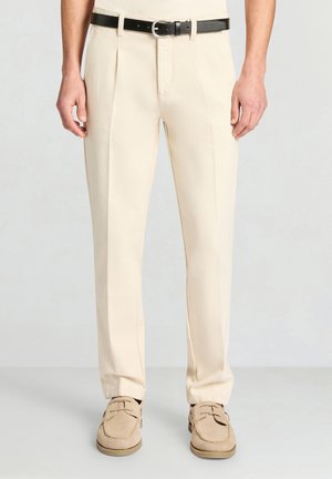 LUNGO TINTA UNITA - Chino - ecru