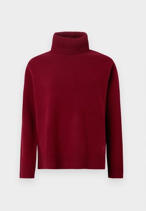 COMFORT TURTLE NECK  - Pulover - mahogany red
