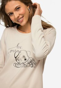 LAURASØN EISBÄREN GESCHENKE RUNDHALS - Langarmshirt - beige