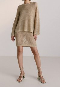 Guido Maria Kretschmer Collection Stickad tröja - gold-coloured