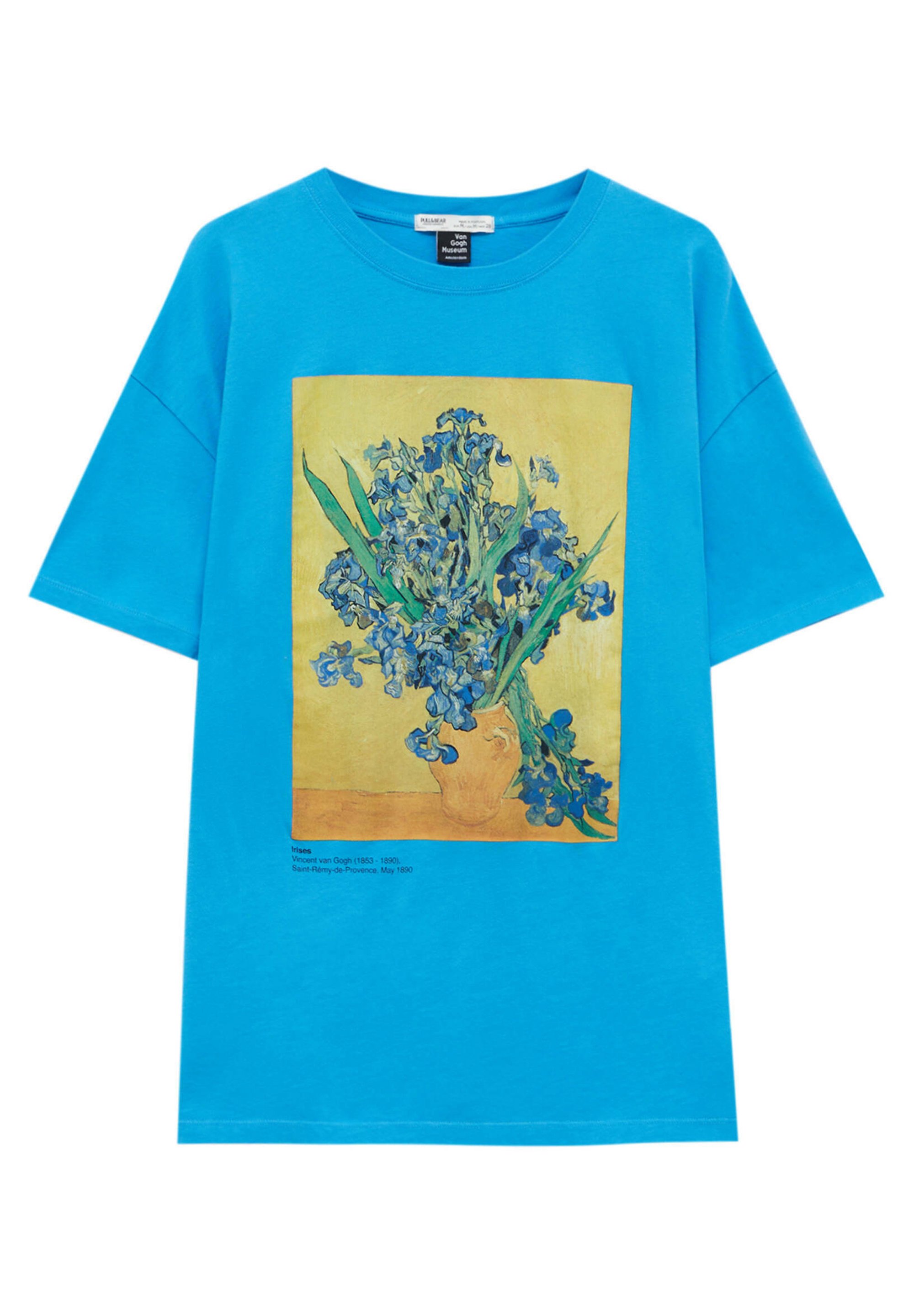 pull and bear t shirt van gogh