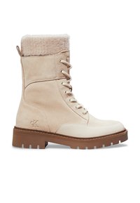 Calvin Klein Veterboots eggshell savannah tan/bruin