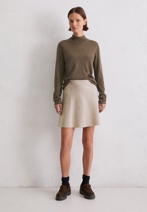 Trui - shaded brown melange