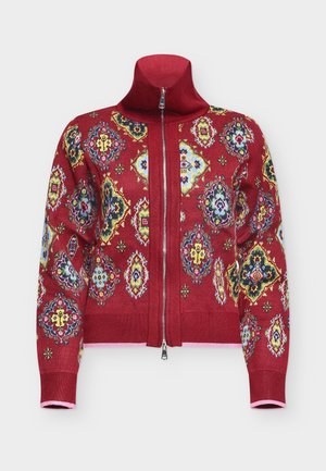 Never Fully Dressed, RED ZIP UP CARDIGAN - Жилетка - red