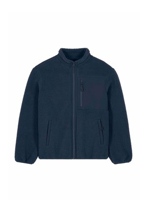 BRUTAL EMBROIDERY UNISEX SHERPA - Giacca in pile - dark blue