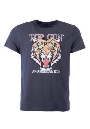 TOP GUN TIGER TG20213017 - Print T-shirt - navy