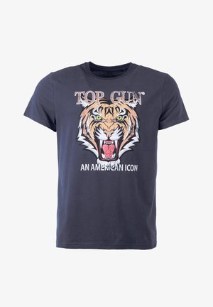 TOP GUN, TIGER TG20213017 - T-Shirt print - navy