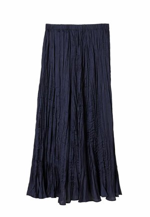 FatFace, PLEATED MIDI SKIRT - A-lijn rok - navy