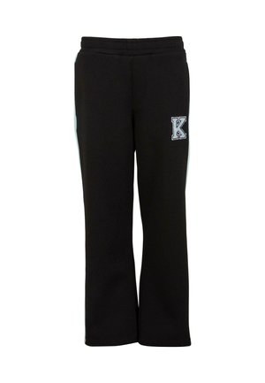 RETRO PATCH JUNIOR - Träningsbyxor - black lightblue