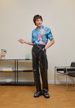 JUNGLE LOGO SHIRT - Camicia - blue