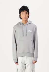 Jack & Jones JJECORP LOGO HOOD - Hoodie - ultimate grey