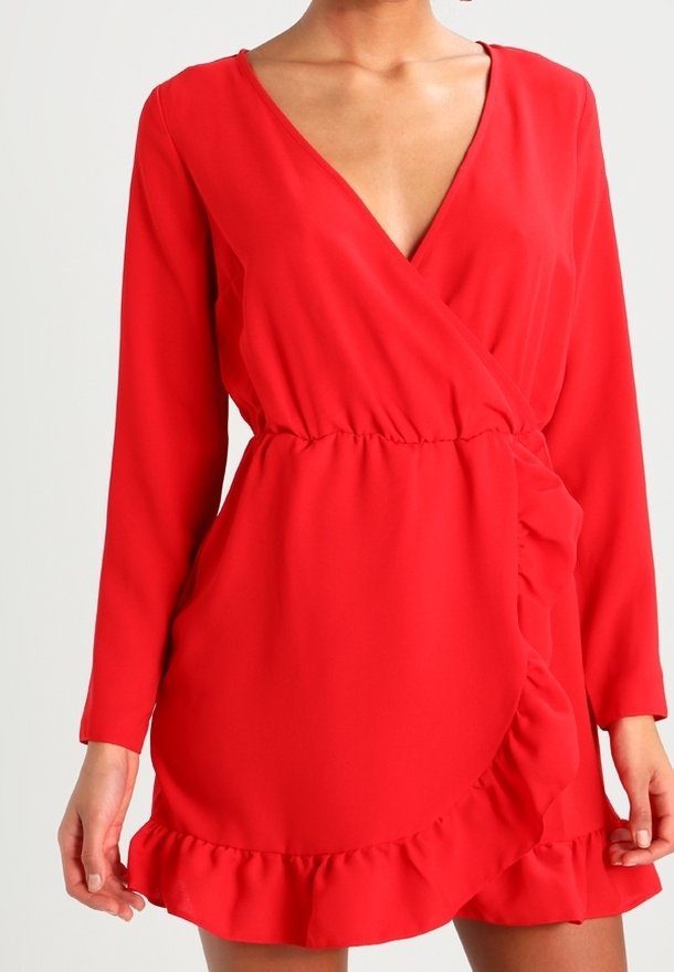Robe Rouge Miss Selfridge - Taille 10 - Neuf Sans étiquettes - Coupe Féminine - Tenue Soirée Ou Quotidienne