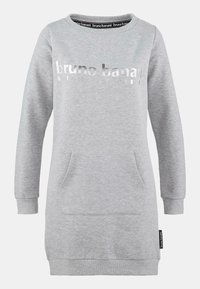 Bruno Banani MIT LOGOSCHRIFTZUG BULLOCK - Jerseykleid - grau   melange