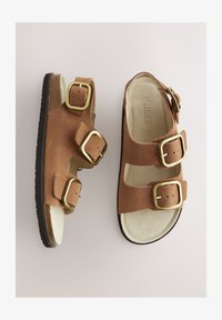 Selected, tan brown leather