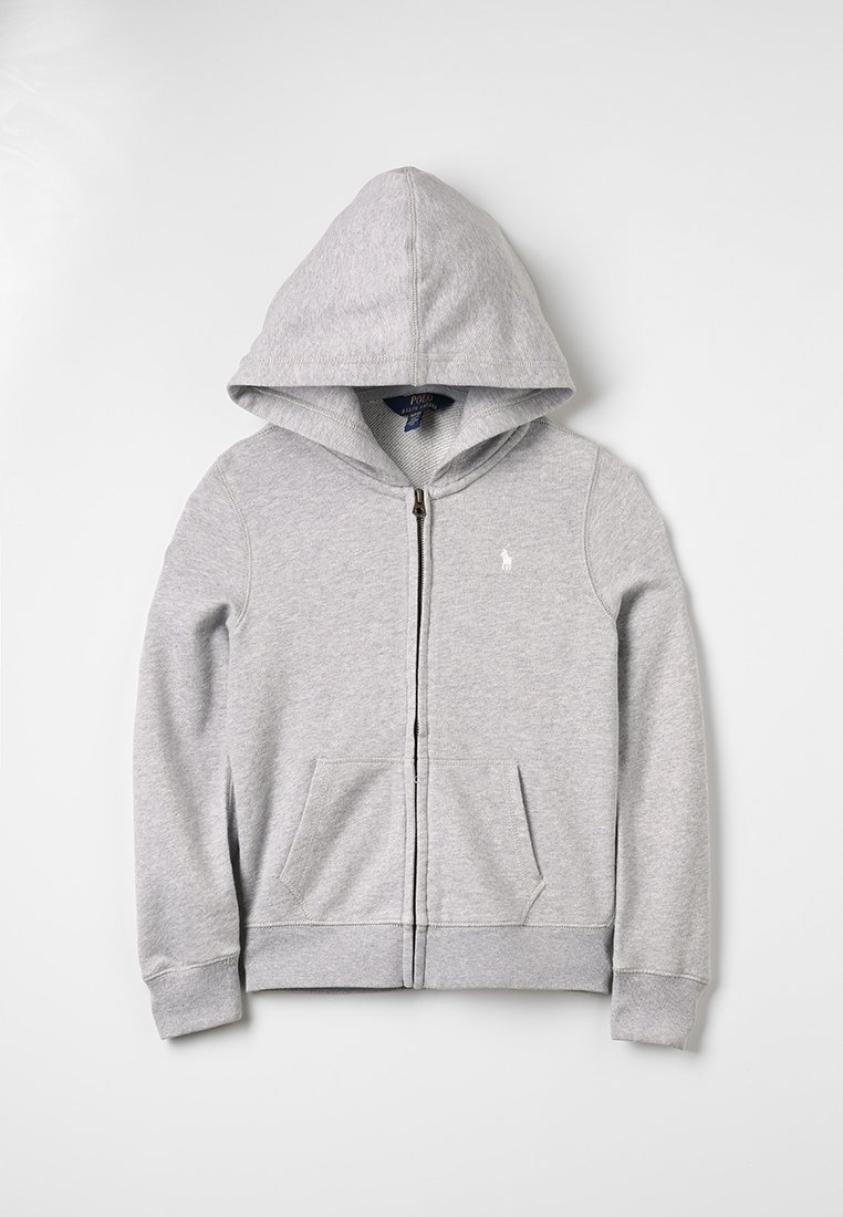 Polo Ralph Lauren DRAPEY HOODIE - Vetoketjullinen college - light grey heather