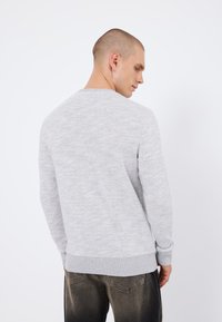 Pier One Pullover - mottled light grey