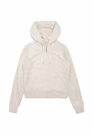 Juicy Couture GIGI DEBOSSED ZIP - Zip-up sweatshirt - sugar swizzle