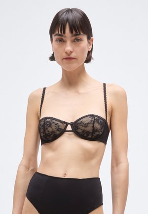 JARDIN D OEILLET - Balconette BH - black