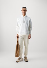 Tommy Jeans FLAG HOODIE - Hoodie - ancient white