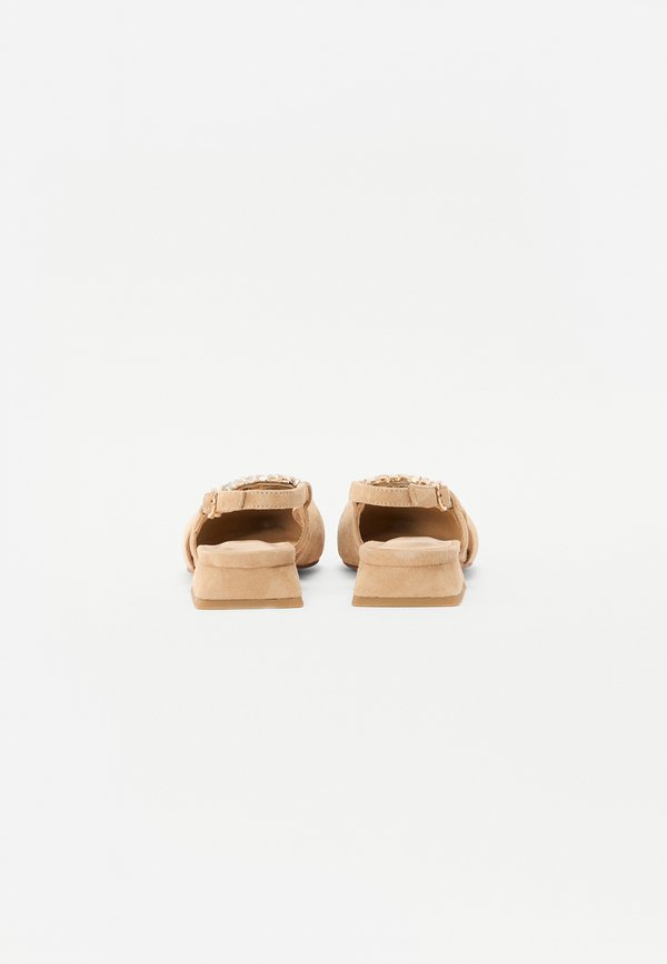 Slingback ballet pumps - sand3