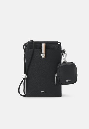 PHONE HEADPHONE SET UNISEX - Portacellulare - black