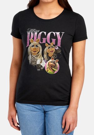 Disney, THE MUPPETS MISS PIGGY HOMAGE - Print T-shirt - black