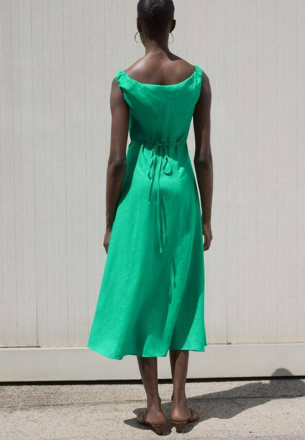 BUTTONED MIDI  - Shirt dress - vert3