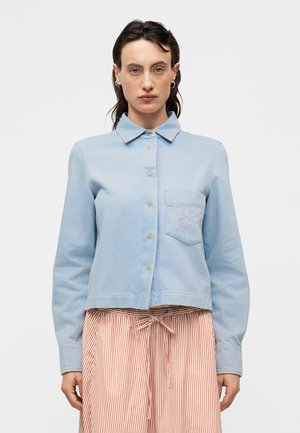 CROPPED CLASSIC - Τζιν μπουφάν - light blue