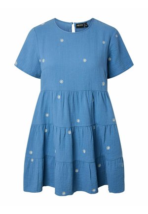 Pieces, MINI DRESS PCSASTINA MUSSELIN - Robe de jour - riverside