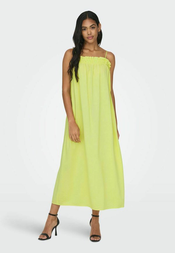 ÄRMELLOSES - Freizeitkleid - sunny lime