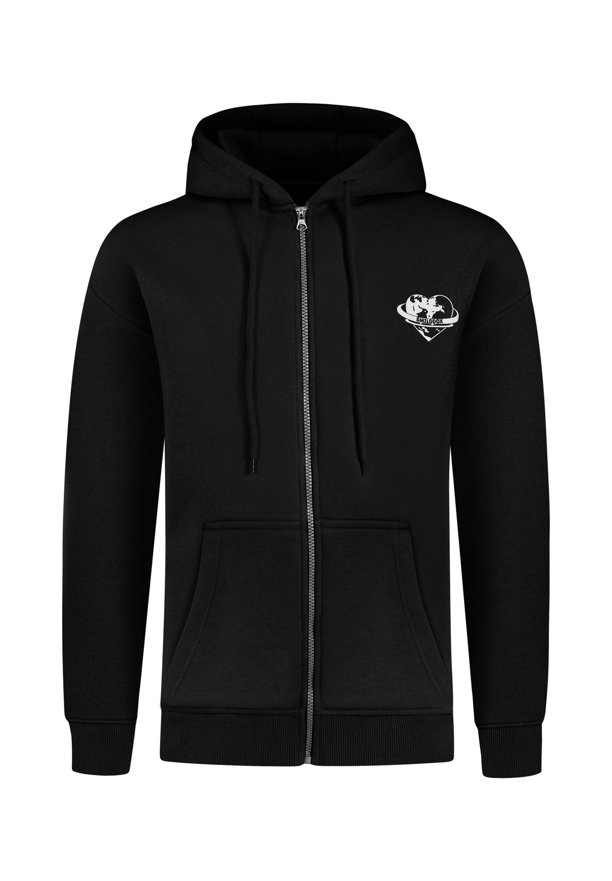 AMORA FULL ZIP HOODIE BACK PRINT