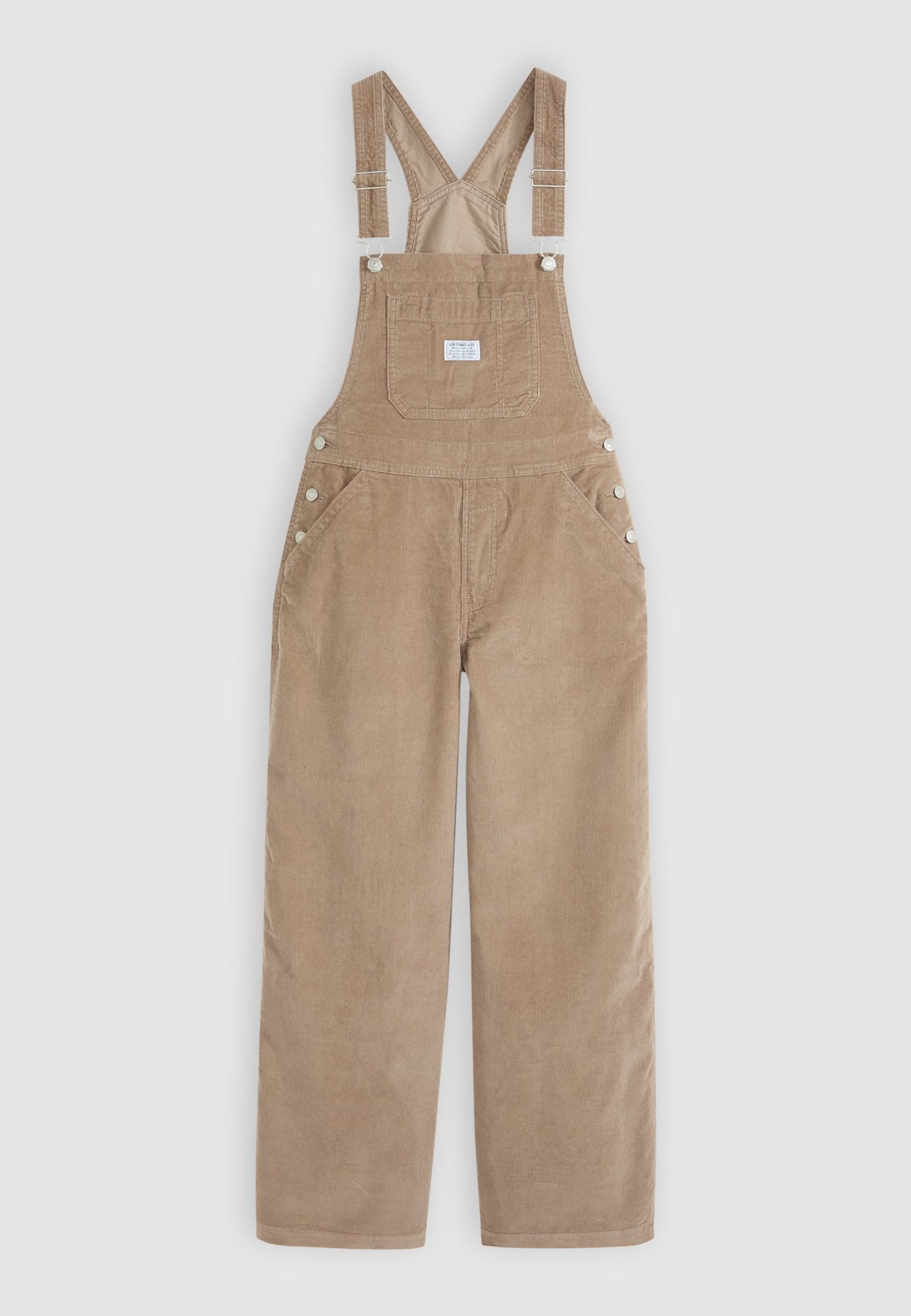 Levi's® XL OVERALL - Denim Dungarees - taupe gray/beige - Zalando