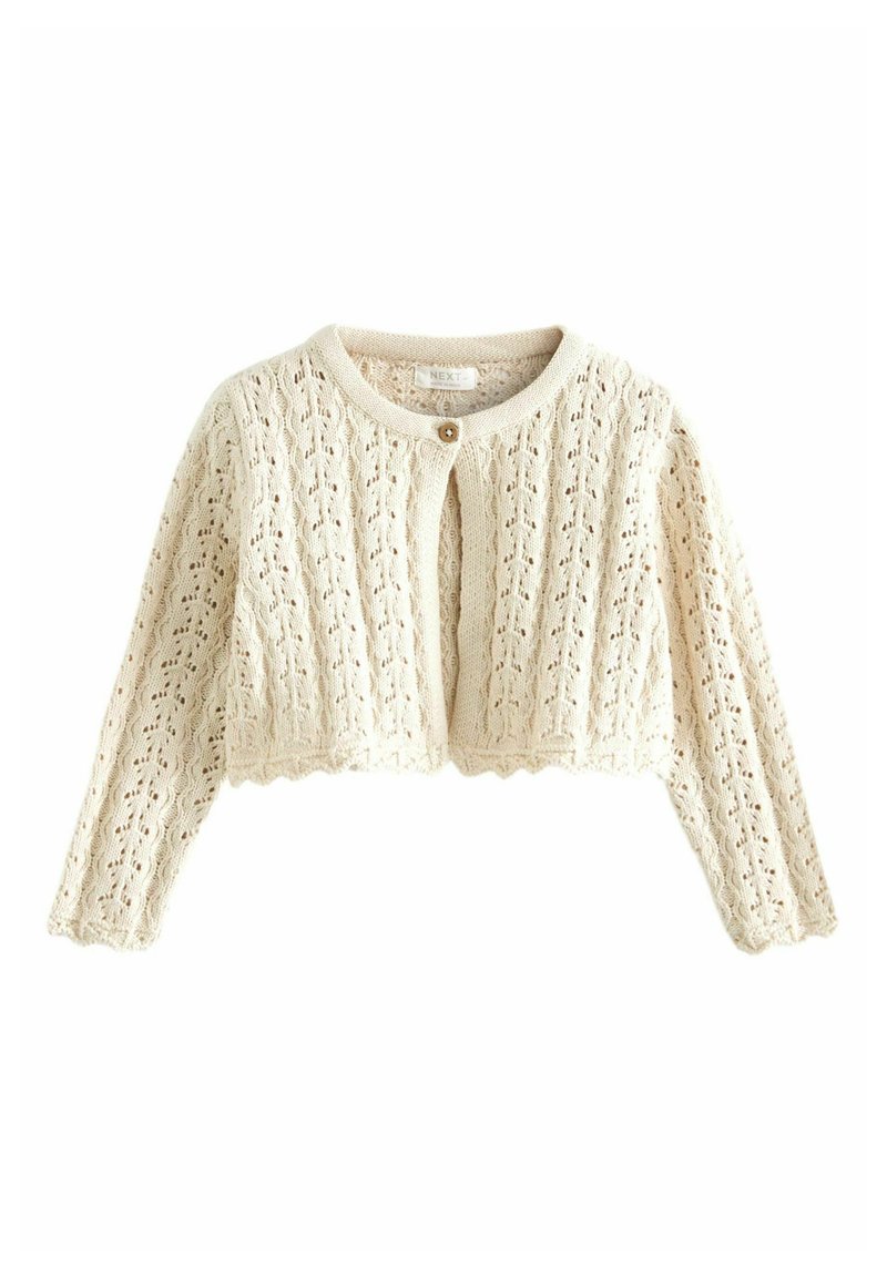 Next REGULAR FIT - Strickjacke - ecru