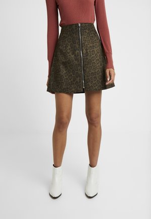 A-line skirt - khaki