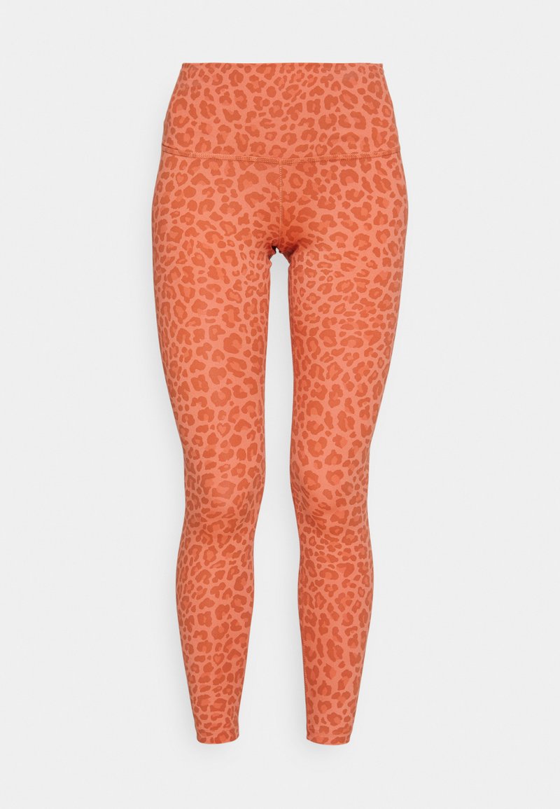 Damen Sportbekleidung | Nike Performance ONE LEOPARD Tights madder root/white/orange - NJ94454 Damen Sportbekleidung | Nike Performance ONE LEOPARD Tights madder root/white/orange - NJ94454