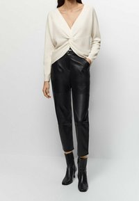 Massimo Dutti Strickpullover - beige