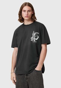 AllSaints Majica kratkih rukava s printom - black