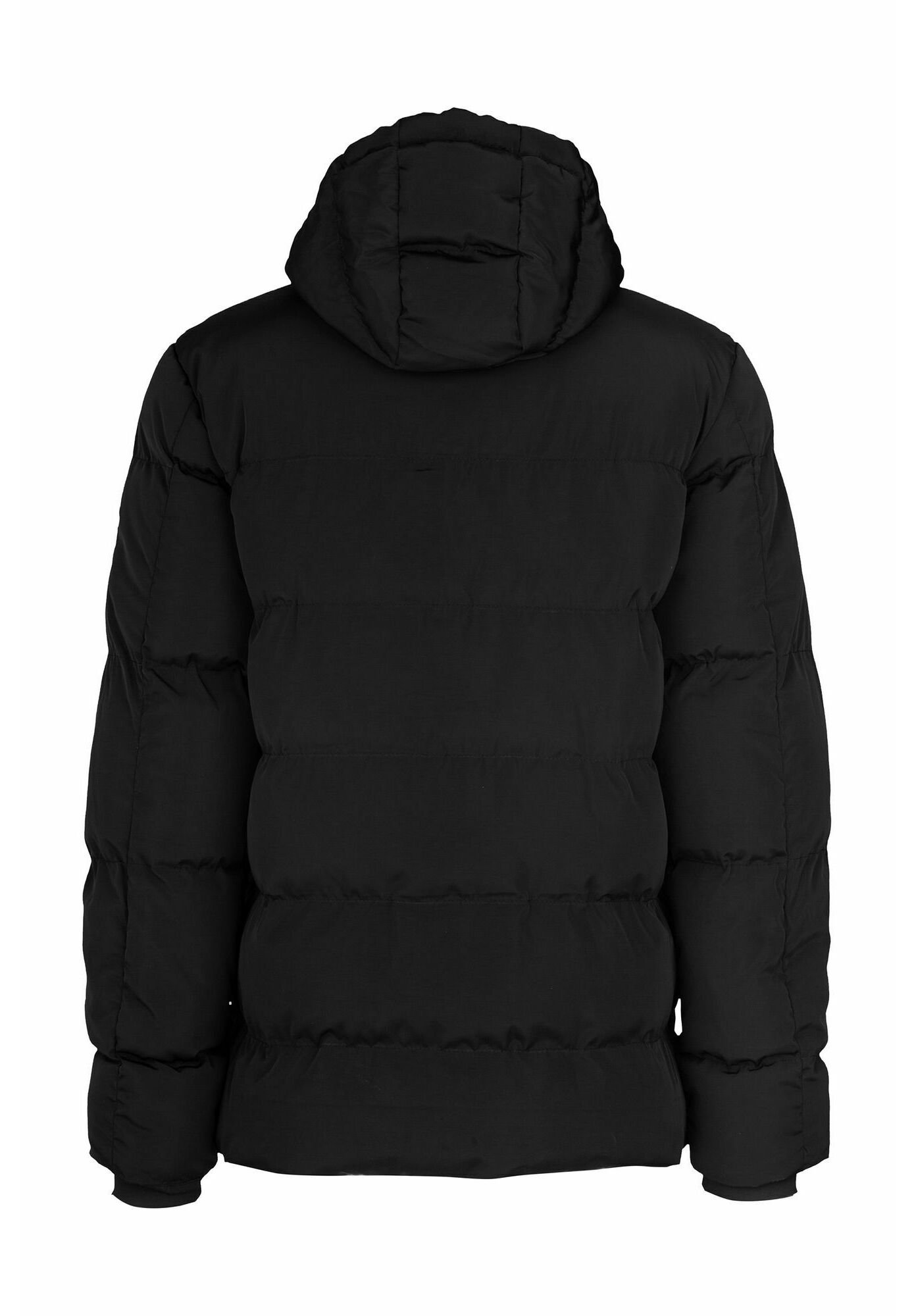 plain black winter jacket