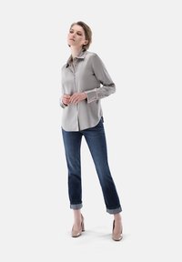 van Laack Button-down blouse - grey