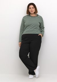 Kaffe Curve WINNI - Camiseta de manga larga - gardentopiary  turtledo stripe