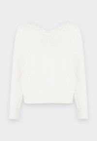 ONLPIUMO V NECK - Jersey de punto - cloud dancer