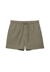 TEXTURED - Shorts da mare - khaki