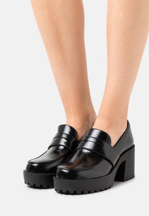 VEGAN DEVON LOAFER - Escarpins - black
